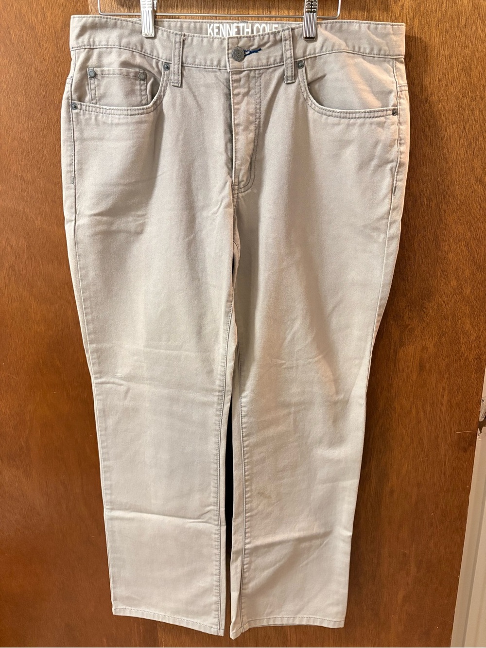 Kenneth Cole Reaction Men's Tan Slim Straight Jeans